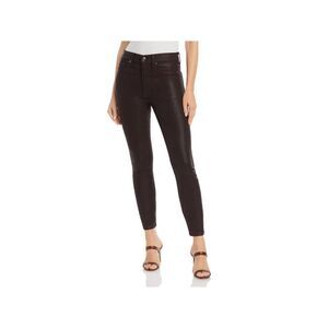 NWT 7 FOR ALL MANKIND Womens High Waist Jeans Brown Super Skinny Juniors 29